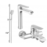 Mexen Pecos DS62 ensemble de bain, chromé - 72713DS62-00