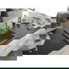 Mexen Vito évier en granit à 1 cuve avec robinet mélangeur Flora, Gris - 6503-71-670401-00