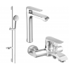 Mexen Pecos DS75 ensemble baignoire, chrome - 72713DS75-00
