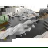 Mexen Vito évier en granit à 1 cuve avec robinet mélangeur Flora, Gris - 6503-71-670401-07-B
