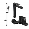 Mexen Pecos DS62 ensemble de baignoire, noir - 72713DS62-70