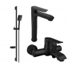 Mexen Pecos Ensemble de baignoire DS62, noir - 72713DS62-70