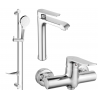 Mexen Pecos DF05 ensemble de douche, chromé - 72714DF05-00