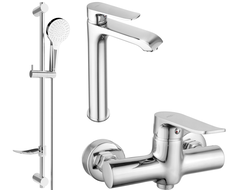 Mexen Pecos DF05 ensemble de douche, chromé - 72714DF05-00