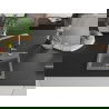 Mexen Milo évier en granit à 1 cuve avec robinet mélangeur Flora, Gris - 6505-71-670401-06
