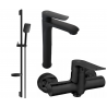 Mexen Pecos DS62 ensemble de douche, noir - 72714DS62-70