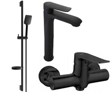 Mexen Pecos DS62 ensemble de douche, noir - 72714DS62-70