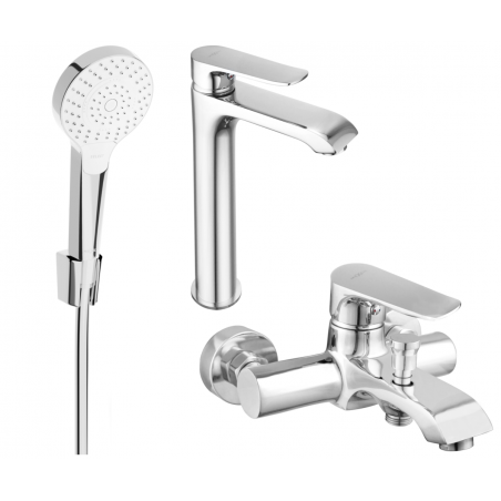 Mexen Pecos R05 ensemble pour baignoire, chrome - 72713R05-00