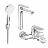 Mexen Pecos R05 ensemble pour baignoire, chrome - 72713R05-00