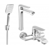 Mexen Pecos R62 ensemble de bain, chrome - 72713R62-00