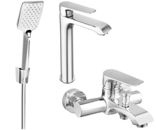 Mexen Pecos R62 ensemble de bain, chrome - 72713R62-00