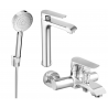 Mexen Pecos R75 ensemble de bain, chrome - 72713R75-00