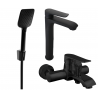 Mexen Pecos R62 ensemble baignoire, noir - 72713R62-70