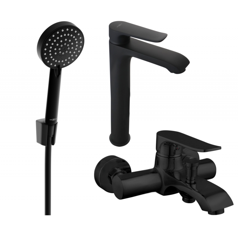Mexen Pecos R75 ensemble de bain, noir - 72713R75-70
