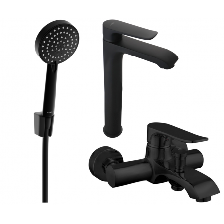 Mexen Pecos R75 ensemble de bain, noir - 72713R75-70