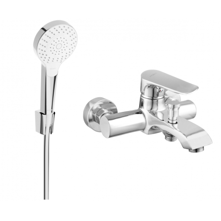 Mexen Pecos R05 robinet de baignoire avec set de douche, chrome - 7273R05-00