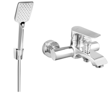 Mexen Pecos R62 robinet de baignoire avec ensemble de douche, chrome - 7273R62-00