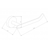 Mexen Loft porte-papier toilette, chromé - 7012633-00