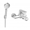Batterie de baignoire Mexen Pecos R75 avec ensemble de douche, chrome - 7273R75-00
