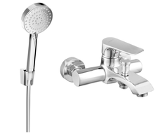 Batterie de baignoire Mexen Pecos R75 avec ensemble de douche, chrome - 7273R75-00