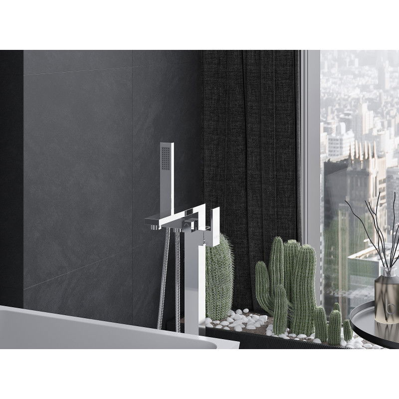 Mexen Urano mitigeur de baignoire autoportant, chromé - 75233-00