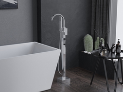 Mexen Veda robinet de baignoire autonome, Chrome - 75433-00