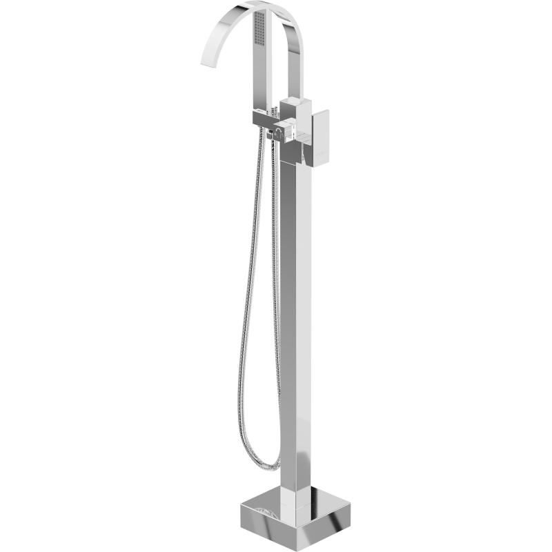 Mexen Veda robinet de baignoire autoportant, chrome - 75433-00