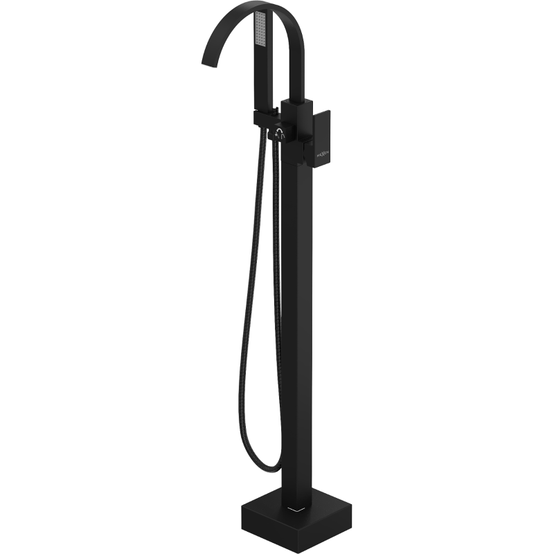 Mélangeur de bain sur pied Mexen Veda, noir - 75433-70