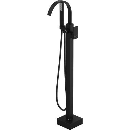 Mexen Veda batterie de baignoire autoportante, noire - 75433-70