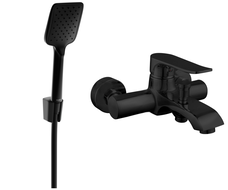 Mexen Pecos R62 robinet de baignoire avec ensemble de douche, noir - 7273R62-70