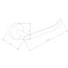 Mexen Loft porte-papier toilette, noir - 7012633-70