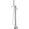 Mexen Leda robinet de baignoire autoportant, chrome - 75633-00