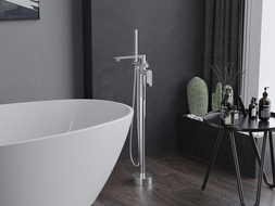 Mexen Leda robinet de baignoire autoportant, chrome - 75633-00
