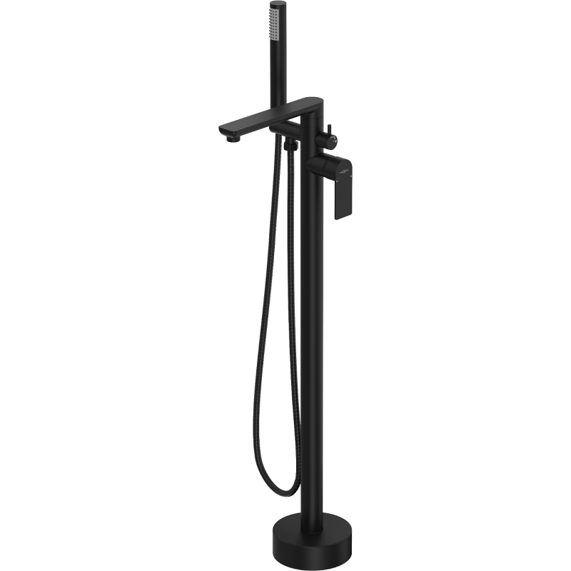 Mexen Leda robinet de baignoire autoportant, noir - 75633-70