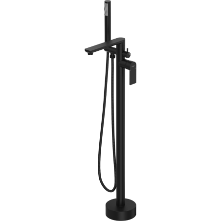 Mexen Leda robinet de baignoire autoportant, noir - 75633-70