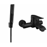 Mexen Pecos R72 mitigeur de bain avec ensemble de douche, noir - 7273R72-70