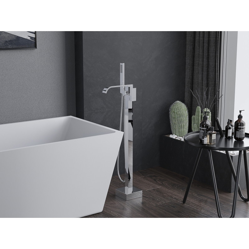 Mexen Lava robinet de baignoire indépendant, chromé - 752433-00