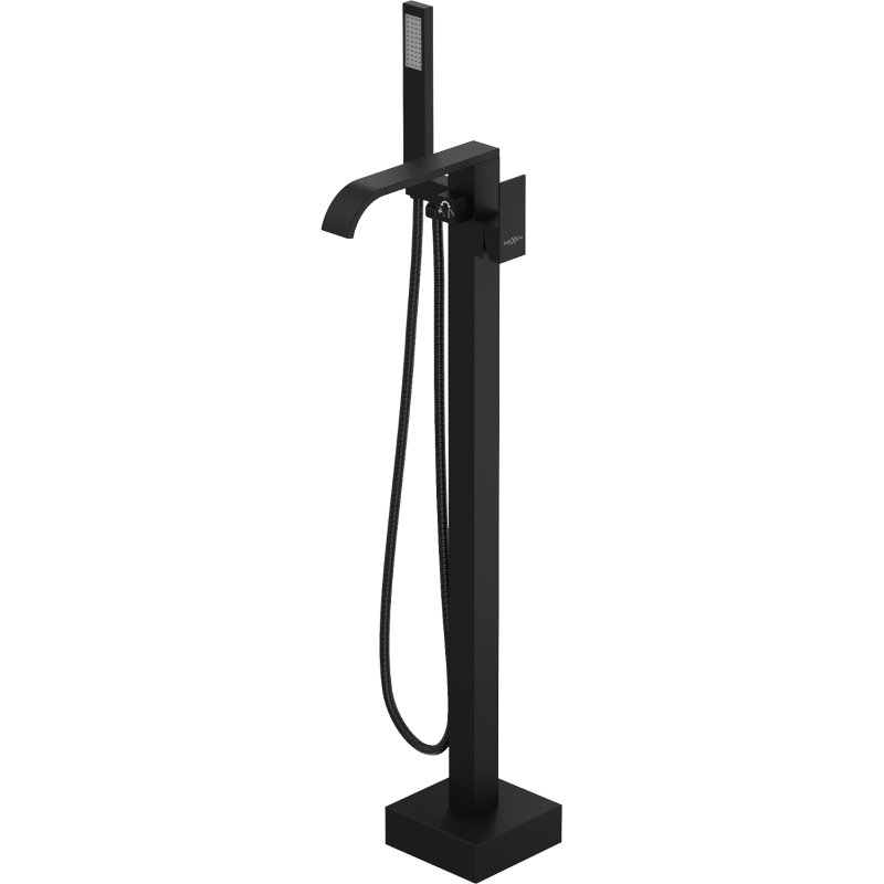 Mexen Lava baignoire sur pied, noir - 752433-70
