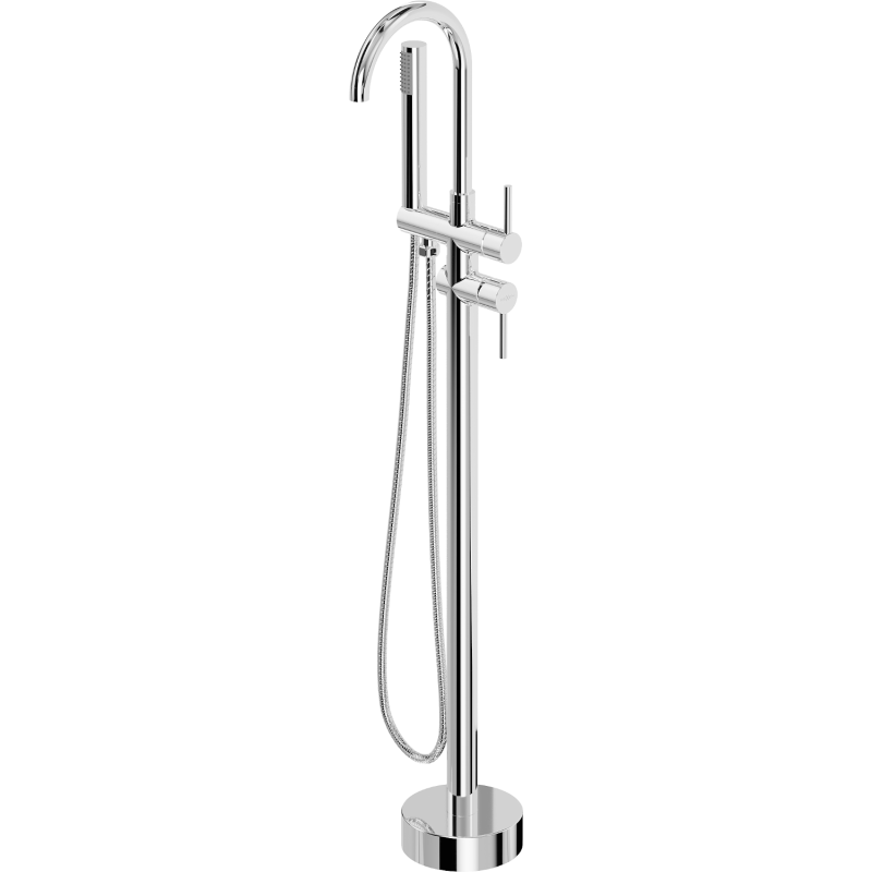 Mexen Alma baignoire autoportante, chrome - 75033-00