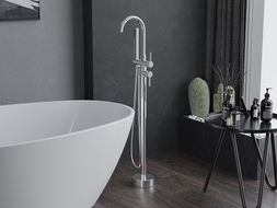 Mexen Alma baignoire autoportante, chrome - 75033-00