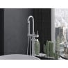 Mexen Alma baignoire autoportante, chrome - 75033-00