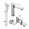 Mexen Royo DF40 ensemble de bain, chromé - 72203DF40-00