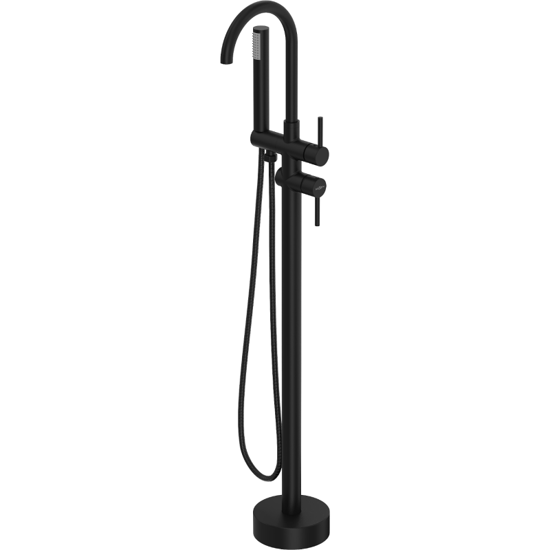 Mexen Alma robinet de baignoire autoportant, noir - 75033-70