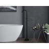 Mexen Alma mitigeur de baignoire sur pied, noir - 75033-70