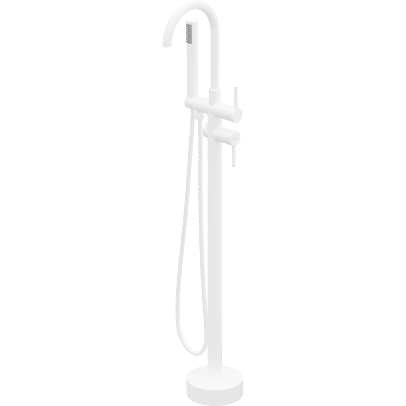 Batterie de baignoire autoportante Mexen Alma, blanche - 75033-20