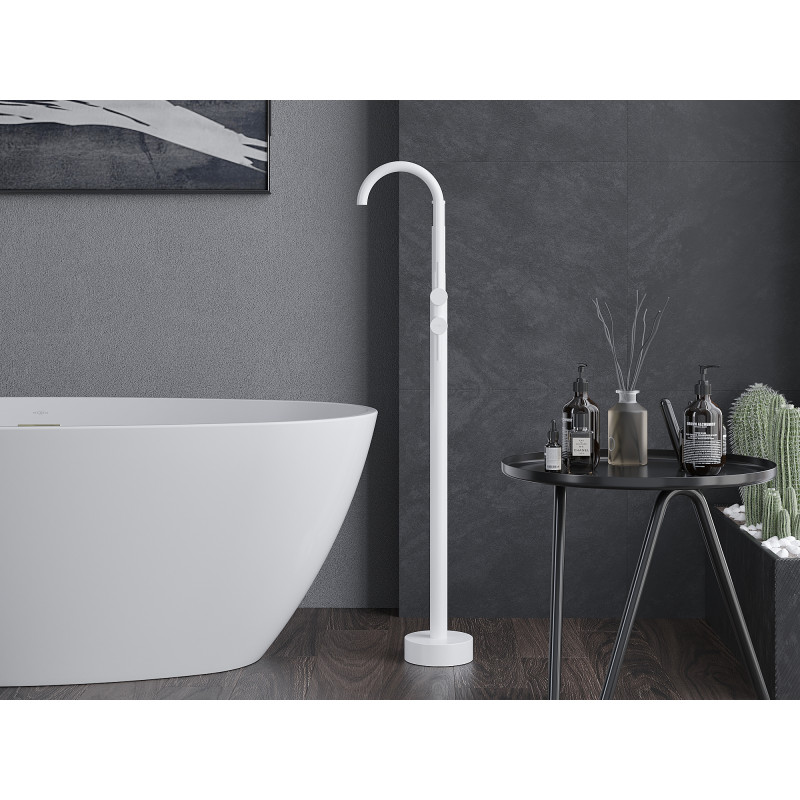 Mexen Alma mitigeur de baignoire autonome, blanc - 75033-20