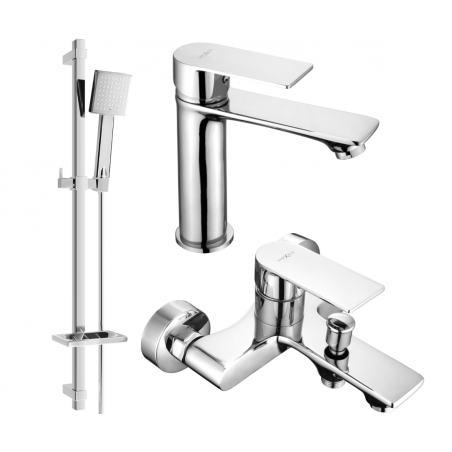 Mexen Royo DQ45 ensemble baignoire, chrome - 72203DQ45-00