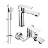 Mexen Royo DQ45 ensemble baignoire, chrome - 72203DQ45-00