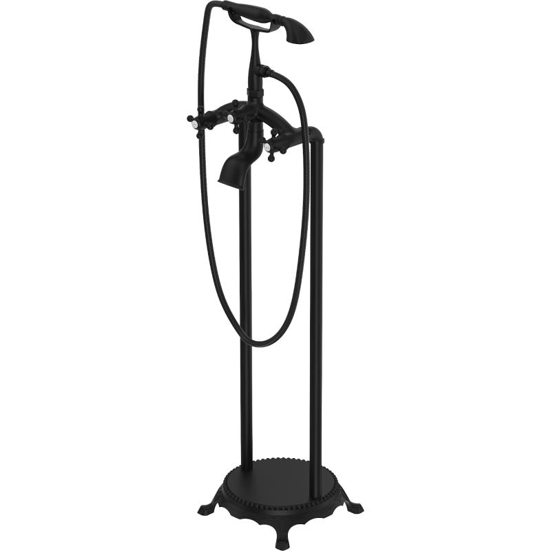 Mexen Retro robinet de baignoire autonome, Noir - 75933-70