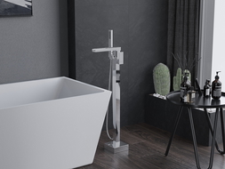 Mexen Algar robinet de baignoire autonome, Chrome - 75733-00